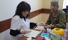 Донорскую акцию «От сердца к сердцу» поддержали военнослужащие Росгвардии в Пятигорске