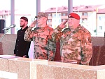  Военнослужащие центра спецназначения Росгвардии отметили годовщину образования воинской части