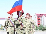  Военнослужащие центра спецназначения Росгвардии отметили годовщину образования воинской части
